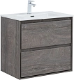 Тумба под раковину Aquanet Милан 70 дуб рошелье 00336373 подвесная Тумба под раковину Aquanet Милан 70 дуб рошелье 00336373 подвесная