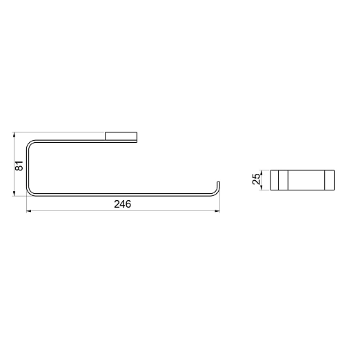 Полотенцедержатель Timo Selene 17057/17 золото матовое Полотенцедержатель Timo Selene 17057/17 золото матовое