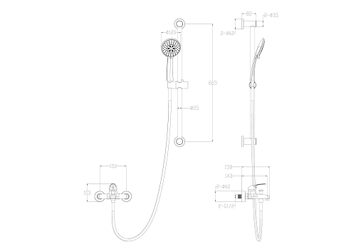 Смеситель для ванны Wonzon & Woghand белый матовый (WW-4560-MW) Смеситель для ванны Wonzon & Woghand белый матовый (WW-4560-MW)