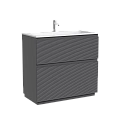 Тумба под раковину SANCOS Folk Floor FL90FGS 890х445х850 Grey soft, напольная Тумба под раковину SANCOS Folk Floor FL90FGS 890х445х850 Grey soft, напольная