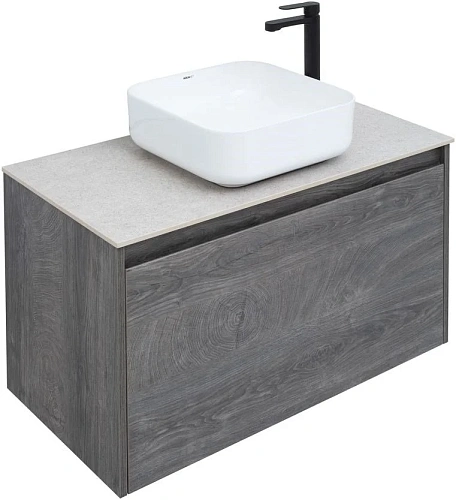 Тумба под раковину Aquanet Nova Lite 90 дуб рошелье (1 ящик) 00242269 Тумба под раковину Aquanet Nova Lite 90 дуб рошелье (1 ящик) 00242269