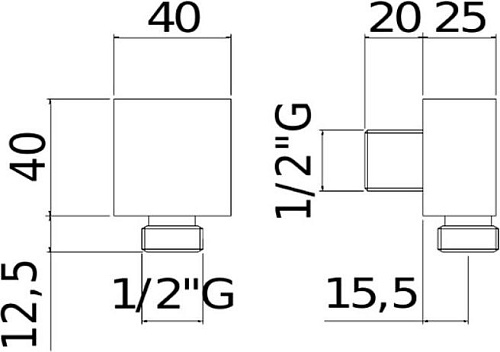 Шланговое подключение для душа Paffoni Level ZACC238CR Шланговое подключение для душа Paffoni Level ZACC238CR