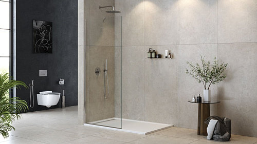 Душевая перегородка CEZARES LIBERTA-L-1-TB-110-C-Cr 110см стекло прозрачное, профиль хром Душевая перегородка CEZARES LIBERTA-L-1-TB-110-C-Cr 110см стекло прозрачное, профиль хром