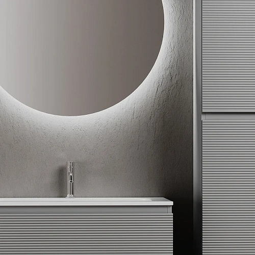 Тумба под раковину Sancos Folk FL80ES 790х445х500 Ergraut soft, подвесная Тумба под раковину Sancos Folk FL80ES 790х445х500 Ergraut soft, подвесная