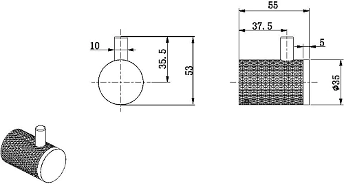 Крючок Allen Brau Priority 4.0 6.31C01-31 черный матовый Крючок Allen Brau Priority 4.0 6.31C01-31 черный матовый