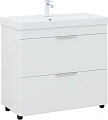 Тумба под раковину Aquanet Ирис New 90 напольная, белый глянец 00336309 напольная Тумба под раковину Aquanet Ирис New 90 напольная, белый глянец 00336309 напольная