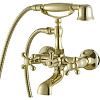 Картинка анонса товара «смеситель для ванны kaiser 44222-3/44223-3 gold с душем»