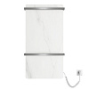 Картинка анонса товара «полотенцесушитель электрический black&amp;white n-389sw snow white (810х432x57)»