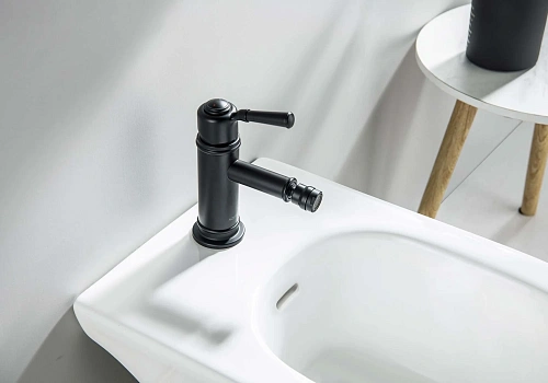 Смеситель для биде Aquatek КЛАССИК AQ1518MB Черный матовый Смеситель для биде Aquatek КЛАССИК AQ1518MB Черный матовый