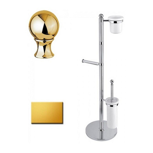 Стойка аксессуаров CEZARES OLIMP-WCS золото 24 карат-металл OLIMP-WCS-03/24-M Стойка аксессуаров CEZARES OLIMP-WCS золото 24 карат-металл OLIMP-WCS-03/24-M