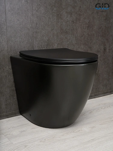 Унитаз приставной Gid TRS-269BM 62214Y черный матовый 56x36.5x42 с крышкой микролифт Унитаз приставной Gid TRS-269BM 62214Y черный матовый 56x36.5x42 с крышкой микролифт