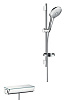 Картинка анонса товара «душевой гарнитур hansgrohe ecostat/raindance select s 150 27036400 с термостатом»