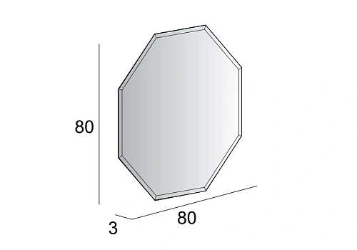 Зеркало CEZARES с LED подсветкой 45079 80x80x3 Зеркало CEZARES с LED подсветкой 45079 80x80x3