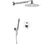 Душевая система Remer Elegance NT09S02UFM20 термостатическая
