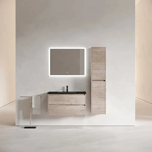 Тумба под раковину Sancos Libra LB90EG 890х450х500 дуб галифакс натуральный, подвесная Тумба под раковину Sancos Libra LB90EG 890х450х500 дуб галифакс натуральный, подвесная