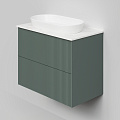 Тумба под раковину La Fenice TERRA TWIN Grigio 80 NFNC-01-TER-G-80-2-3-GG серо-зеленая матовая с белой столешницей Тумба под раковину La Fenice TERRA TWIN Grigio 80 NFNC-01-TER-G-80-2-3-GG серо-зеленая матовая с белой столешницей