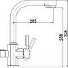 Смеситель для кухни Kaiser Decor 40144-3 с подключением к фильтру Смеситель для кухни Kaiser Decor 40144-3 с подключением к фильтру