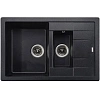 Кухонная мойка Kaiser двойная черный жемчуг KG2M-7850-BP