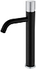 Картинка анонса товара «смеситель для раковины boheme stick black touch chrome 122-bcr.2»