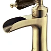 Смеситель для раковины Boheme Vogue 201-BSW бронза с черным Swarovski Смеситель для раковины Boheme Vogue 201-BSW бронза с черным Swarovski