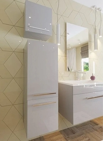 Шкаф-пенал Эстет Elin ФР-00003353 подвесной, левый 350х366х960 Шкаф-пенал Эстет Elin ФР-00003353 подвесной, левый 350х366х960