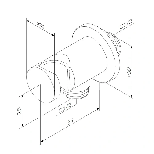 Шланговое подключение AM.PM AM.PM F0602100 хром Шланговое подключение AM.PM AM.PM F0602100 хром