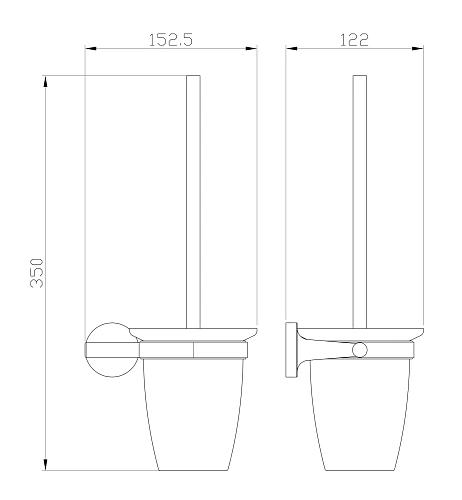 Ершик для унитаза Wonzon & Woghand SIMPLE брашированное золото (WW-6529-BG) Ершик для унитаза Wonzon & Woghand SIMPLE брашированное золото (WW-6529-BG)