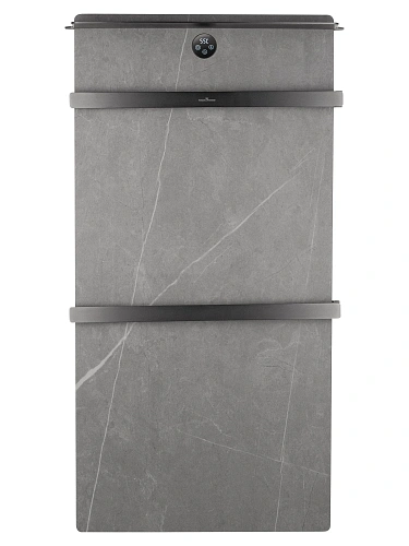 Полотенцесушитель электрический Wonzon & Woghand STUTTGART (WW-A504G-GM) с каменной плитой серый мрамор темный графит Полотенцесушитель электрический Wonzon & Woghand STUTTGART (WW-A504G-GM) с каменной плитой серый мрамор темный графит