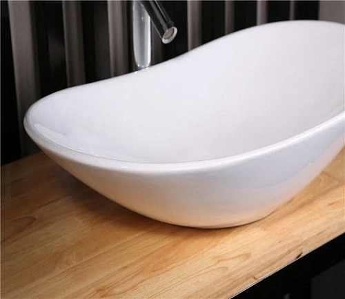 Раковина CeramaLux 7811A накладная, белый Раковина CeramaLux 7811A накладная, белый