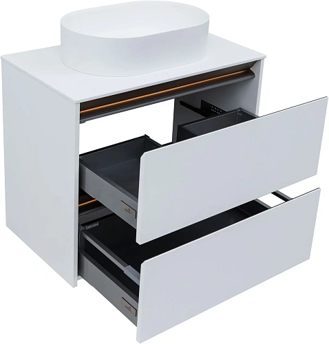 Тумба под раковину Allen Brau Activity 80 1.34012.WM белый матовый/олива брашированная Тумба под раковину Allen Brau Activity 80 1.34012.WM белый матовый/олива брашированная