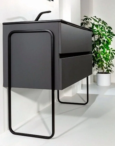 Тумба под раковину Armadi Art Vallessi 837-140-A matt 140x46cm АНТРАЦИТ мат 4 полки Тумба под раковину Armadi Art Vallessi 837-140-A matt 140x46cm АНТРАЦИТ мат 4 полки