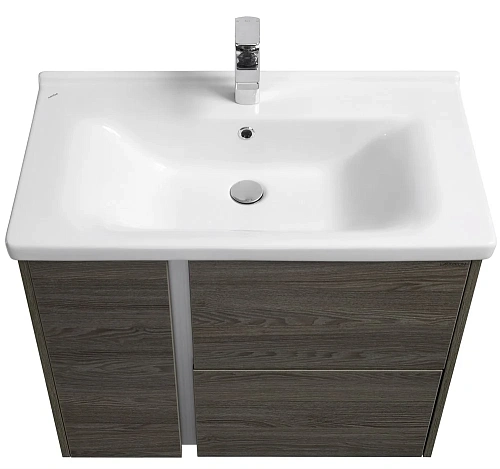 Тумба под раковину Aquaton Стоун 80 грецкий орех 1A228201SXC80 Тумба под раковину Aquaton Стоун 80 грецкий орех 1A228201SXC80