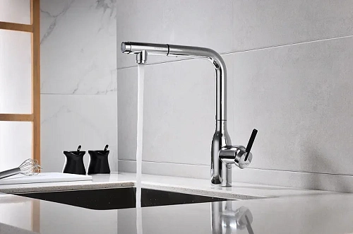 Смеситель для кухни Paulmark Viper хром Vi213105-CR Смеситель для кухни Paulmark Viper хром Vi213105-CR