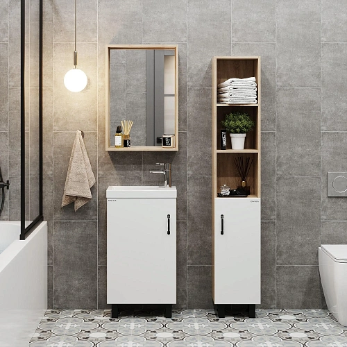 Зеркало Onika Тимбер 48 см 204803 дуб сонома Зеркало Onika Тимбер 48 см 204803 дуб сонома