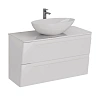 Тумба под раковину Lemark MIANO, 100 см подвесная, белый LM06M100T Тумба под раковину Lemark MIANO, 100 см подвесная, белый LM06M100T