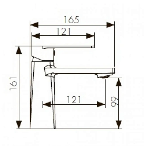 Смеситель для раковины Kaiser 70011 хром Смеситель для раковины Kaiser 70011 хром