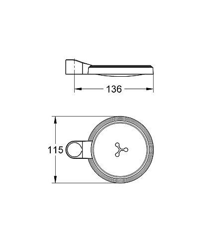 Мыльница GROHE Relexa (27206000) Мыльница GROHE Relexa (27206000)
