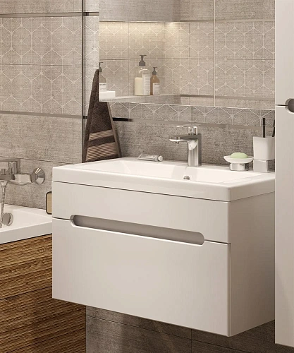 Тумба с раковиной DIWO Коломна 80, подвесная 462689 Тумба с раковиной DIWO Коломна 80, подвесная 462689