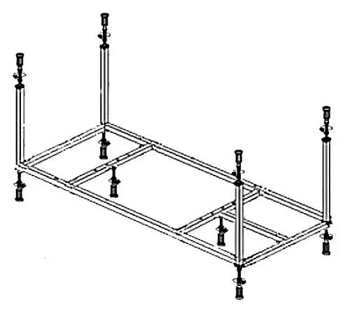 Ножки для ванны CEZARES SLIM-Wall-MF Ножки для ванны CEZARES SLIM-Wall-MF