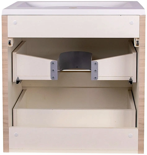 Тумба под раковину Style Line Атлантика 60, Люкс ясень перламутр, PLUS СС-00002217 Тумба под раковину Style Line Атлантика 60, Люкс ясень перламутр, PLUS СС-00002217