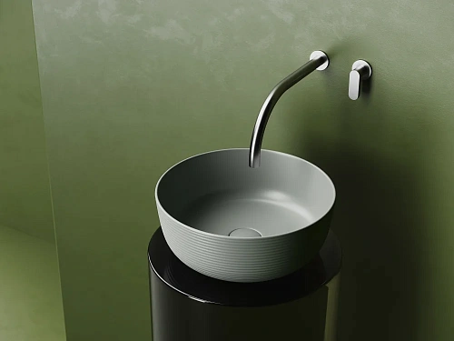 Раковина Ceramica Nova ELEMENT CN6073MH Антрацит матовый накладная Раковина Ceramica Nova ELEMENT CN6073MH Антрацит матовый накладная