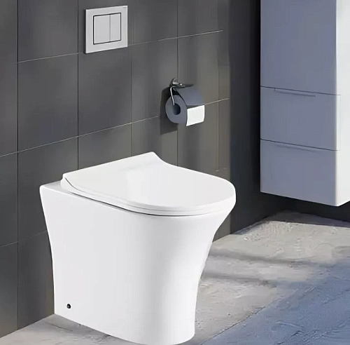 Унитаз приставной Ceruttispa BERNINA F CT7842 безободковый, сиденье микролифт Унитаз приставной Ceruttispa BERNINA F CT7842 безободковый, сиденье микролифт