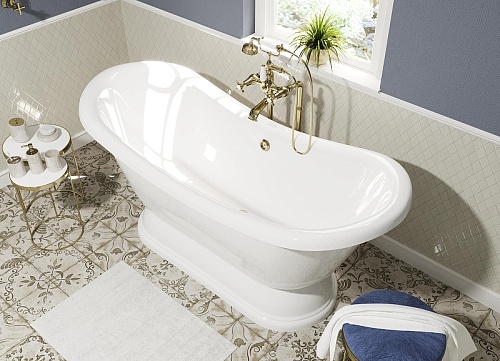 Ванна из искусственного камня Эстет Boston silk 1800х740 ФР-00014526 с литым подиумом Ванна из искусственного камня Эстет Boston silk 1800х740 ФР-00014526 с литым подиумом