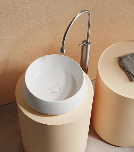 Раковина Ceramica Nova Maya CN12004 накладная круглая 400x400x140 белый Раковина Ceramica Nova Maya CN12004 накладная круглая 400x400x140 белый