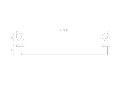Полотенцедержатель Wonzon & Woghand хром (WW-8112) Полотенцедержатель Wonzon & Woghand хром (WW-8112)