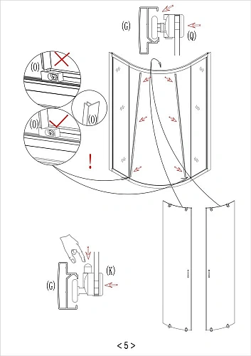 Душевая кабина Taliente 80x80x215см, четверть круга, матовое стекло TA-8080M Душевая кабина Taliente 80x80x215см, четверть круга, матовое стекло TA-8080M