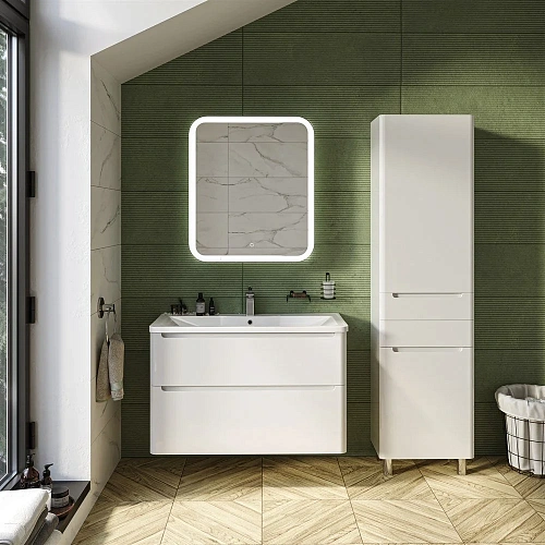 Зеркальный шкаф STWORKI Монтре 70 с подсветкой, сенсорное 555333 Зеркальный шкаф STWORKI Монтре 70 с подсветкой, сенсорное 555333