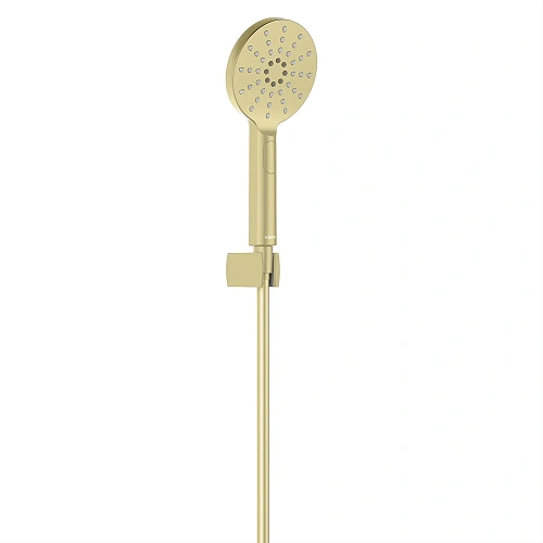 Душевой гарнитур Aquatek Оберон AQ2033BG золото шлифованное Душевой гарнитур Aquatek Оберон AQ2033BG золото шлифованное