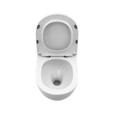 Унитаз подвесной BelBagno UNO-TOR BB5177CH-TOR/SC безободковый c сиденьем Унитаз подвесной BelBagno UNO-TOR BB5177CH-TOR/SC безободковый c сиденьем