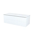 Тумба под раковину IDDIS Aiger (AIG12W1i95K) подвесная со столешницей без отверстий 120 см, белый Тумба под раковину IDDIS Aiger (AIG12W1i95K) подвесная со столешницей без отверстий 120 см, белый